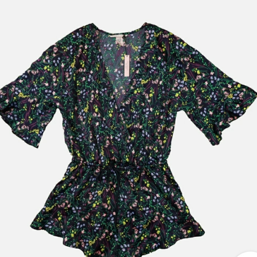Victoria's Secret Navy & Floral Women's Romper, Intimates